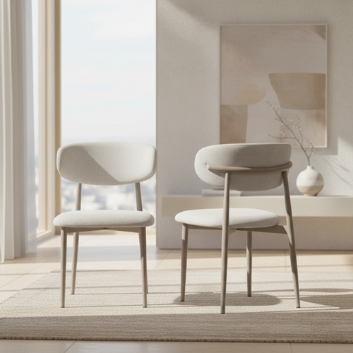 זוג כיסאות לפינת אוכל סמבה גוון אבן HOME DECOR