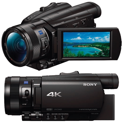 מצלמת וידאו 4K דגם SONY FDR-AX700