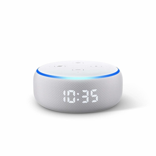 רמקול חכם Amazon Echo Dot3  כולל שעון מואר