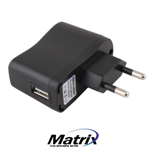 מטען בחיבור USB לנגני MP3/MP4 ומצלמות