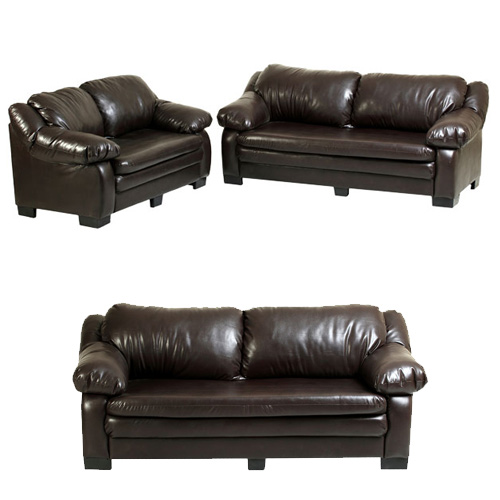 מערכת ישיבה מודרנית 3+2 מדמוי עור Or Design