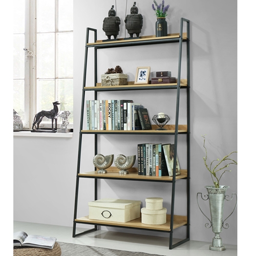 יחידת מדפים מעוצבת משולבת מתכת HOME DECOR