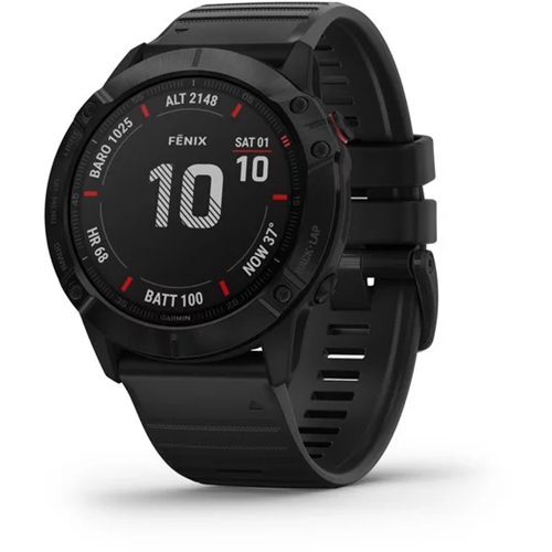 שעון דופק מולטי ספורט דגם fenix 6X - Pro שחור