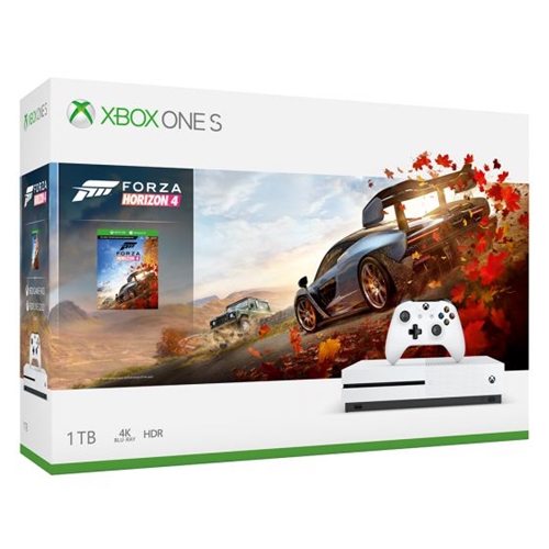קונסולה Xbox One S 1TB הכוללת משחק Forza Horizon 4