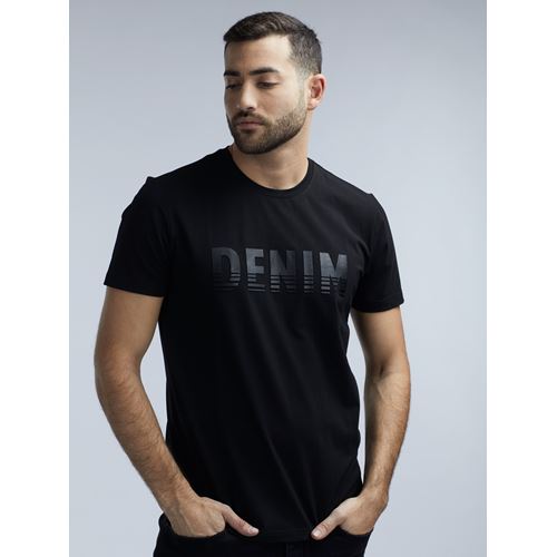 חולצת טי הדפס DENIM