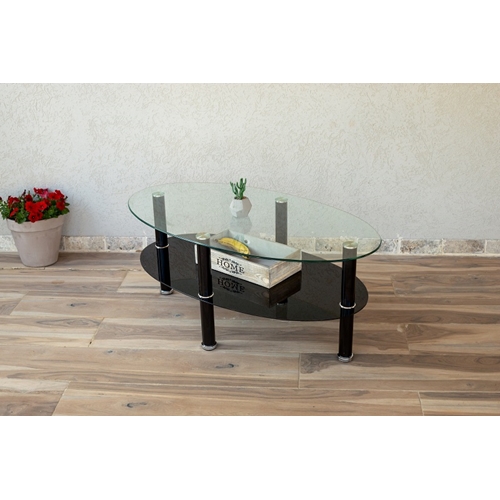 שולחן סלון מזכוכית דגם מיאמי