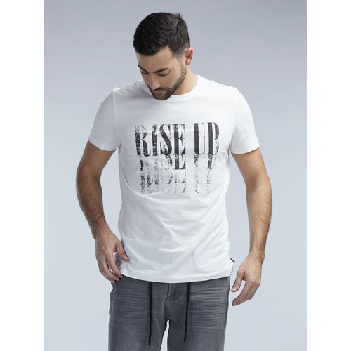 חולצת טי כותנה RISE_UP