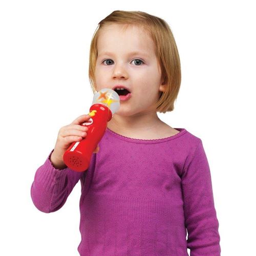 מיקרופון לילדים "שירו איתי" למשחקי דמיון, מפיק מנגינות מו...