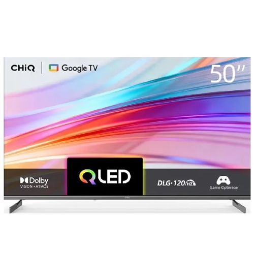 טלוויזיה חכמה "50 CHIQ U50QM10S QLED 4K Google TV
