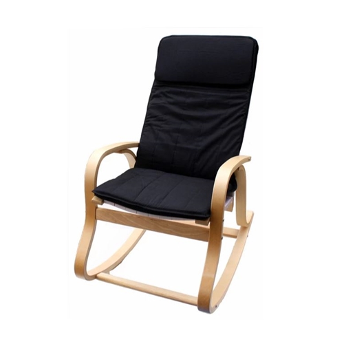 כיסא נדנדה עשוי עץ לבנה חזק מכופף בטכנולוגיה חדישה