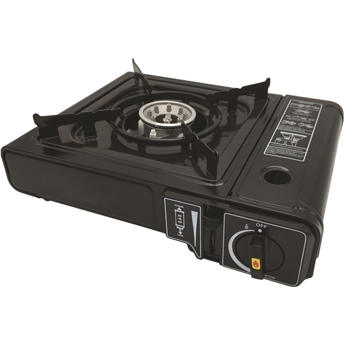 כירת גז בודדת שחור לקמפינג/פיקניק/טיולים