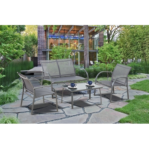 מערכת ישיבה לגן בעלת גוף מתכת דגם Cappello