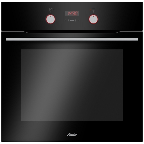 תנור בנוי טורבו אקטיבי שחור SAUTER CUISINE-3800