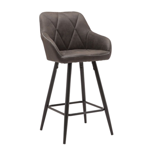 כיסא בר עם רגלי מתכת דגם רגב HOME DECOR