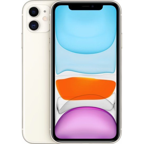 סמארטפון iPhone 11 64GB בצבע לבן