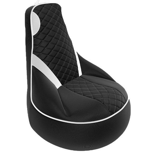 פוף גיימינג ALLIGATOR שחור/לבן