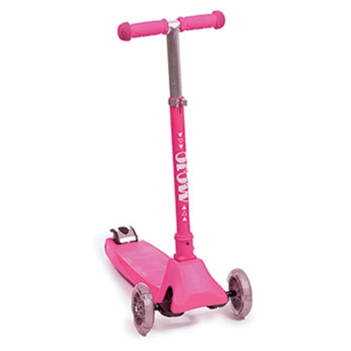 קורקינט 3 גלגלים מתקפל לילדים MOJO- ורוד