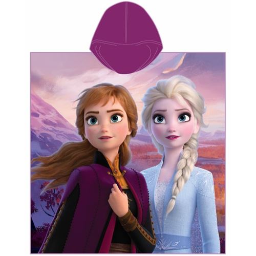 מגבת קפוצ'ון עם כובע- פרוזן אנה ואלזה