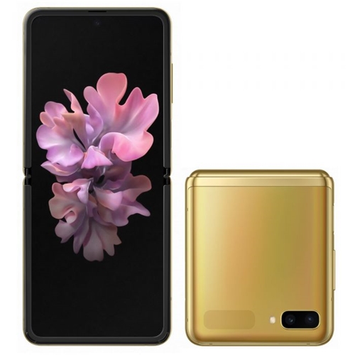 סמארטפון SAMSUNG Galaxy Z flip צבע זהב