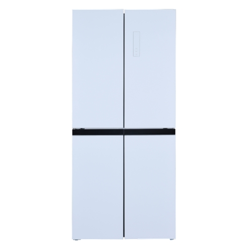 מקרר 4 דלתות זכוכית לבנה HAIER דגם HRF-4482FW