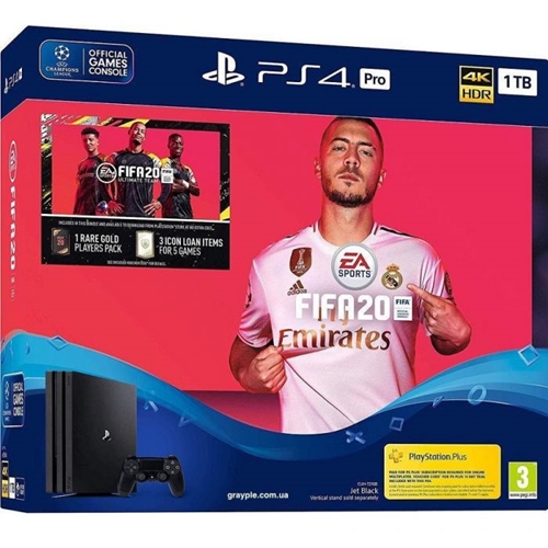 קונסולת PlayStation 4 Pro + משחק FIFA20