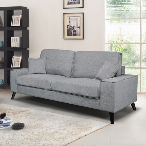 ספה תלת מושבית מרופדת בד HOME DECOR דגם יסמין