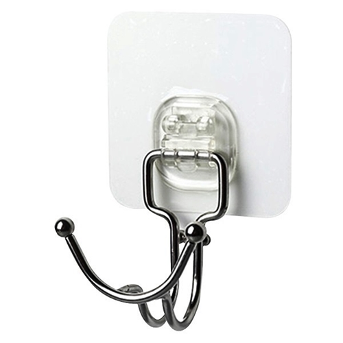 וו תליה כפול לקיר ללא קידוח