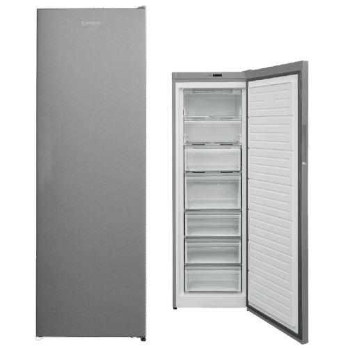 מקפיא 7 מגירות  No Frost LFZ-377V נירוסטה LENCO