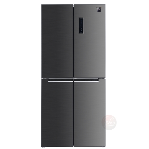 מקרר 4 דלתות בגוון נירוסטה מושחרת SHARP SJ-8430ID