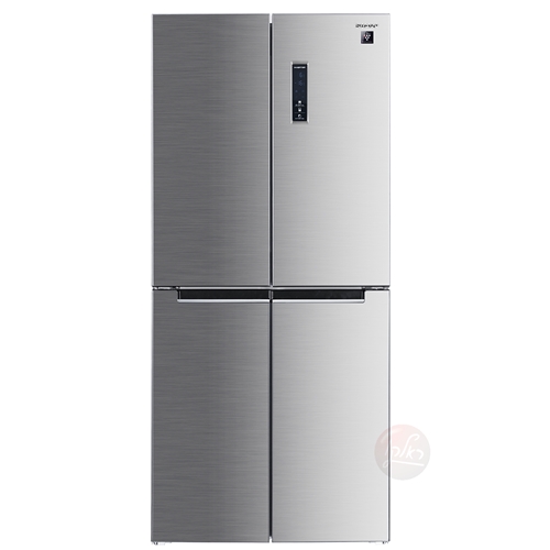 מקרר 4 דלתות דלת בגוון נירוסטה דגם SJ-8420SL
