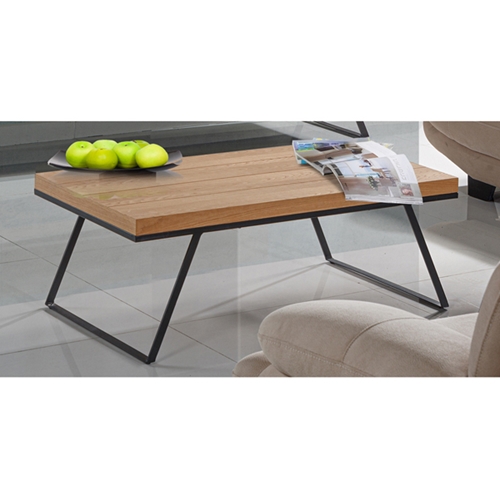 שולחן לסלון מצופה פורניר דגם דרור תוצרת LEONARDO