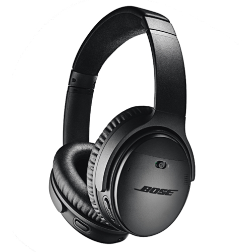 אוזניות אלחוטיות משתיקות רעשים BOSE צבע שחור