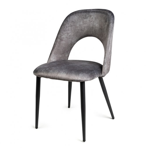 כיסא מעוצב דגם ונציה בגוון אפור H.KLIEN