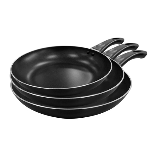 סט 3 מחבתות בגדלים 20/22/24 ס"מ