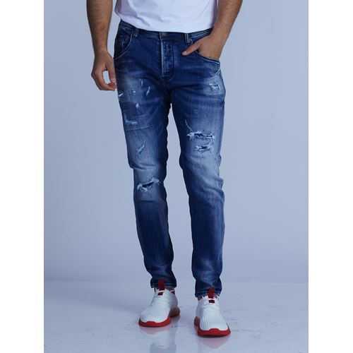 ג'ינס סקיני COLIN משופשף עם קרעים