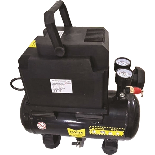 מדחס קומפקטי ללא שמן 6 ליטר KRAUSS