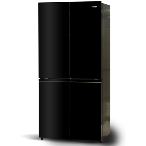 מקרר 4 דלתות בנפח 454 ליטר זכוכית שחורה HRF490FB
