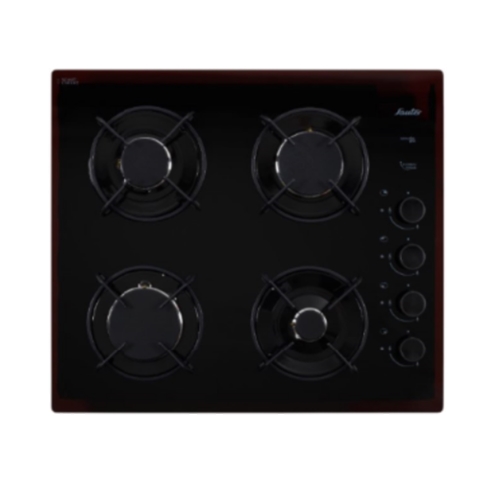 כיריים 4 מבערים SAUTER זכוכית שחורה SHG8500B