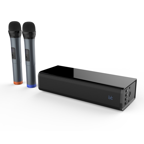 מקרן קול סאונדבר+מיקרופונים אלחוטיים SING BAR