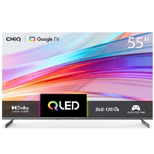 טלוויזיה חכמה "CHIQ U55QM10S QLED 4K Google TV 55