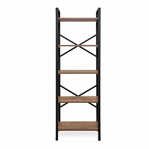 כוננית צרה 5 מדפי עץ דגם קורל Tudo Design