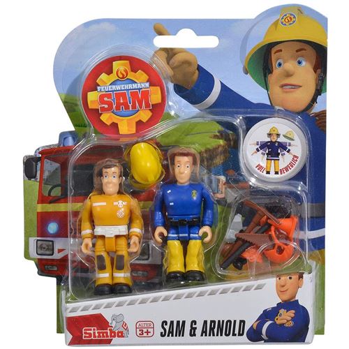 מארז 2 דמויות - סמי הכבאי וארנולד עם אביזרי חילוץ והצלה
