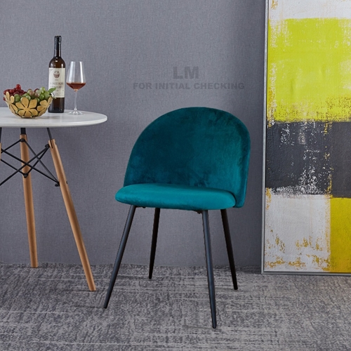כיסא מרופד קטיפה לפינת אוכל דגם ברצלונה