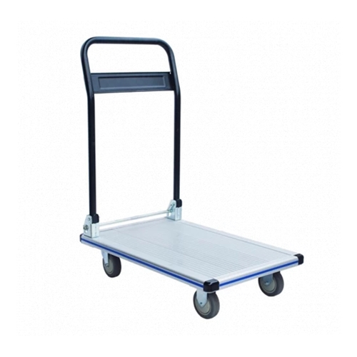 עגלת משטח אלומיניום + ידית מתכת מתקפלת 200 ק"ג