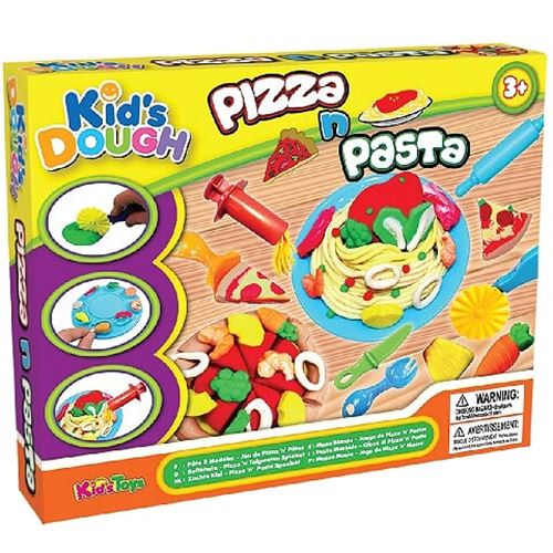 ערכת בצק למשחקי יצירה ודימיון - פסטה ופיצה