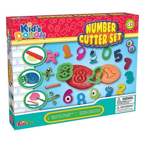 ערכת בצק למשחקי יצירה ודימיון - לומדים מספרים