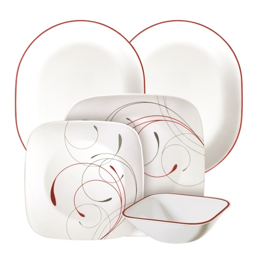 סט 20 חלקים ל-6 סועדים מסדרת Square קורנינג