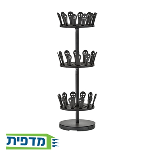 מתקן מסתובב לנעלים 18 זוגות