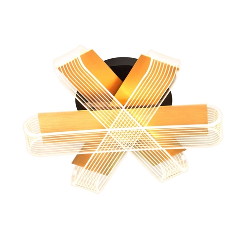 מנורת צמוד תקרה דולרס יוקרתית ואלגנטית מבית ביתילי