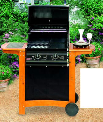 גריל גז גורמה 2 מבערים  36000BTU דגם:SCAB gb7220